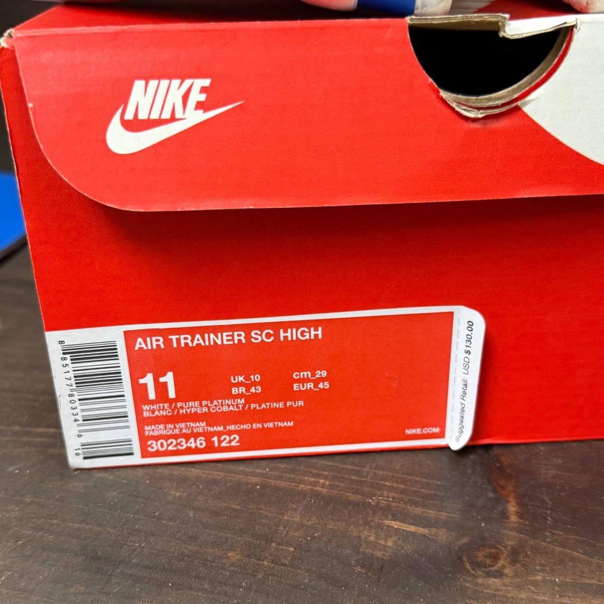 Nike Air Trainer SC High Reverse Auburn - Image 7