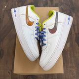 Nike Air Force 1 Low LV8 White Magma Orange (GS) Size 7Y (Pre-Owned) - Image 1