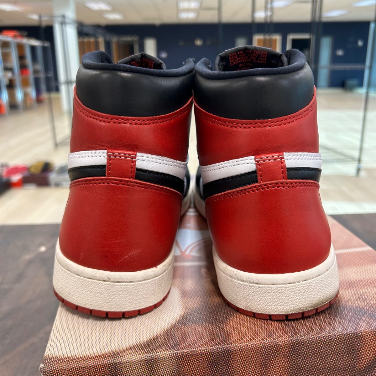 Jordan 1 Retro High OG Black Toe Reimagined - Image 4