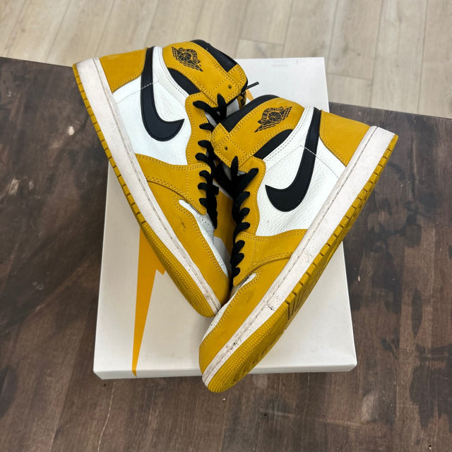 Jordan 1 Retro High OG Yellow Ochre - Image 1