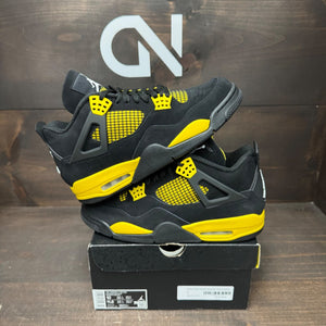 Jordan 4 Retro Thunder (2023) Size 10 (Pre-Owned) - Image 1