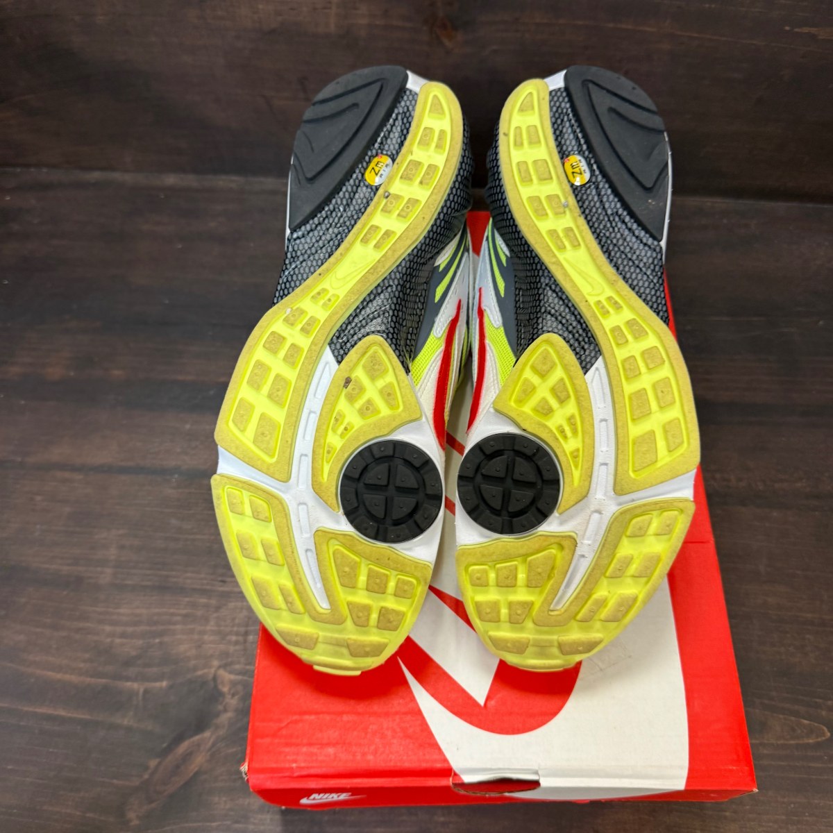 Nike Air Ghost Racer White Atom Red Neon Yellow - Image 6