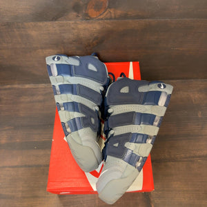 Nike Air More Uptempo Cool Grey Midnight Navy - Image 2