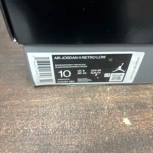 Jordan 11 Retro Low Concord Bred Size 10 (Pre-Owned)