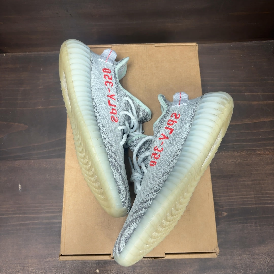 adidas Yeezy Boost 350 V2 Blue Tint Size 9 (Pre-Owned) - Image 2