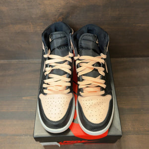 Jordan 1 Retro High Black Crimson Tint (GS) - Image 3