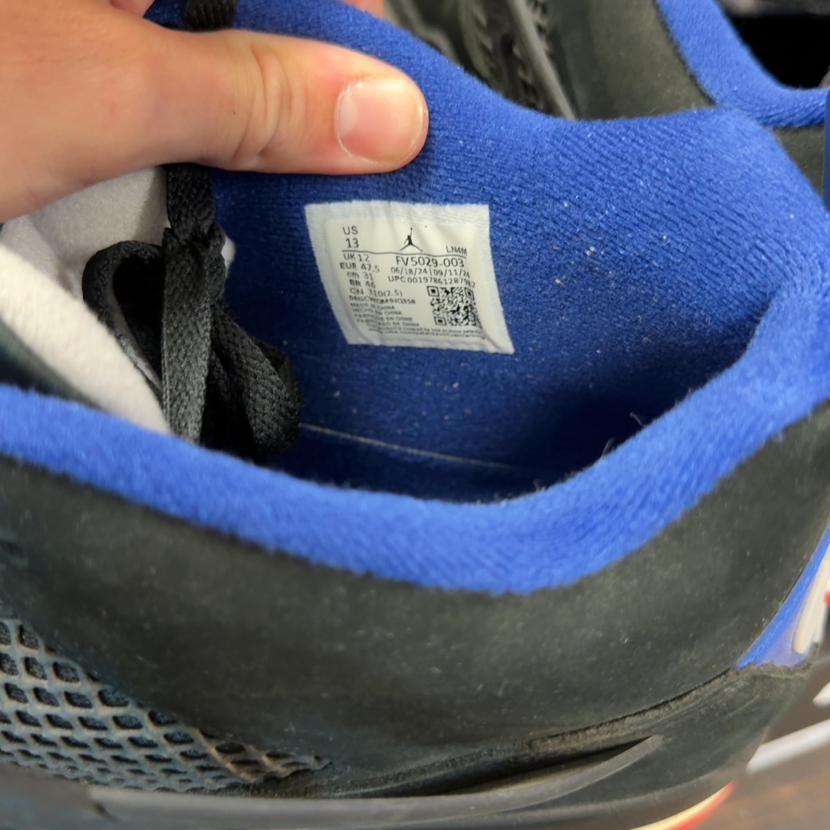 Jordan 4 Retro Rare Air (White Lettering) Size 13 (Pre-Owned) - Image 7