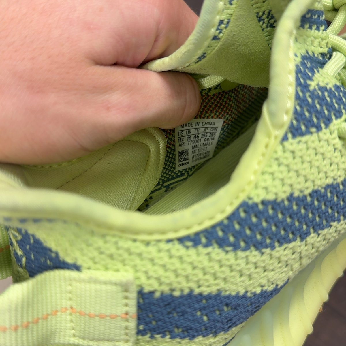 adidas Yeezy Boost 350 V2 Semi Frozen Yellow Size 11.5 (Pre-Owned) - aux