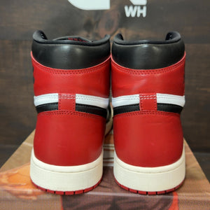Jordan 1 Retro High OG Black Toe Reimagined Size 12 (Pre-Owned)