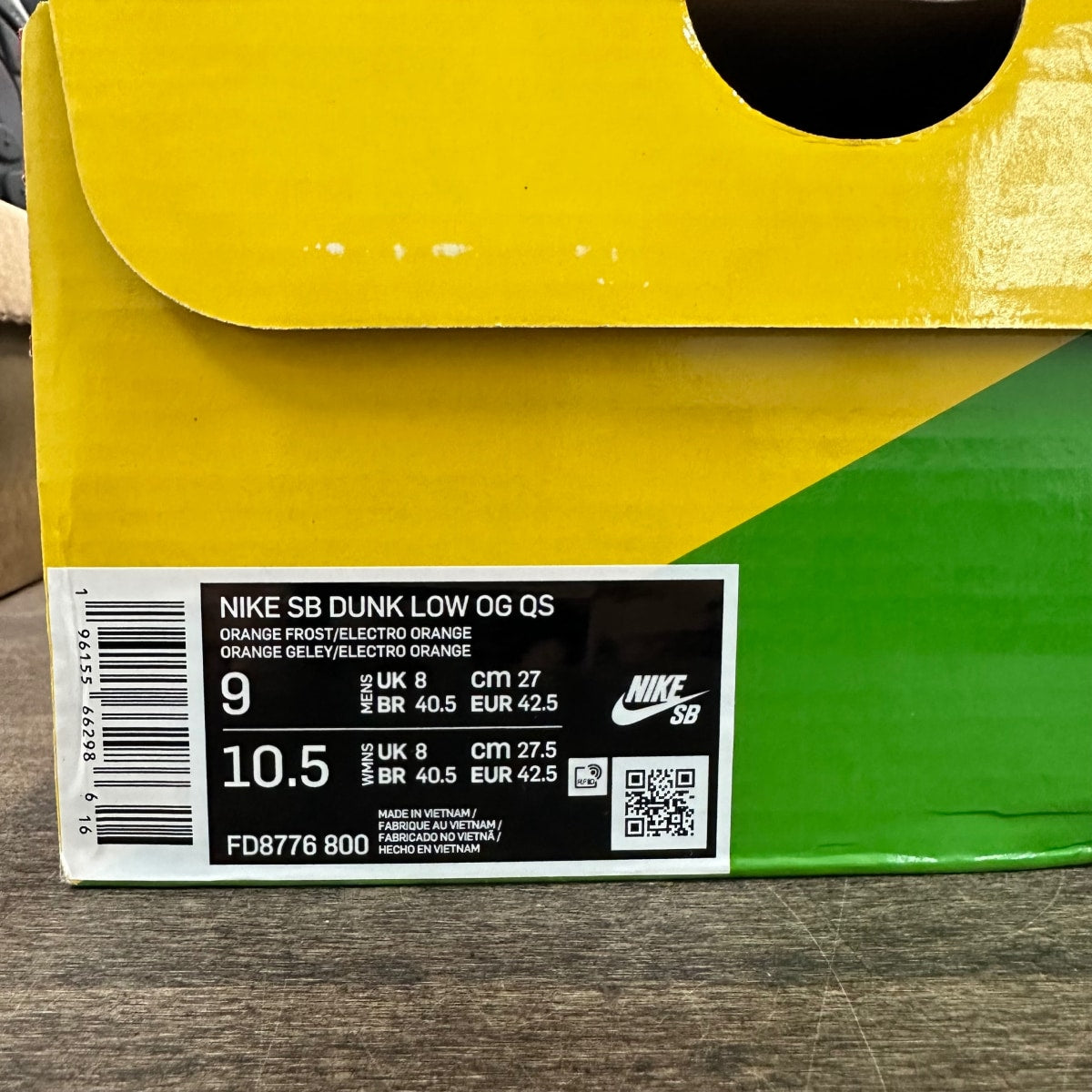 Nike SB Dunk Low Concepts Orange Lobster Size 9 (Pre-Owned) - Image 7