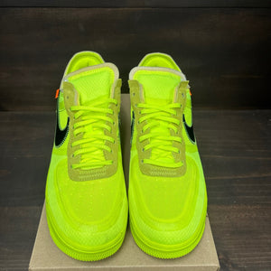 Nike Air Force 1 Low Off-White Volt Size 11 (Pre-Owned) - Image 3