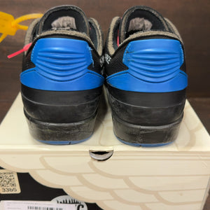 Jordan 2 Retro Low SP Off-White Black Blue Size 12 (Pre-Owned) - Image 5
