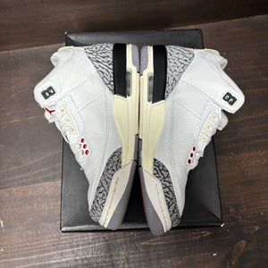 Jordan 3 Retro White Cement Reimagined (GS) Size 5Y (Pre-Owned) - tag