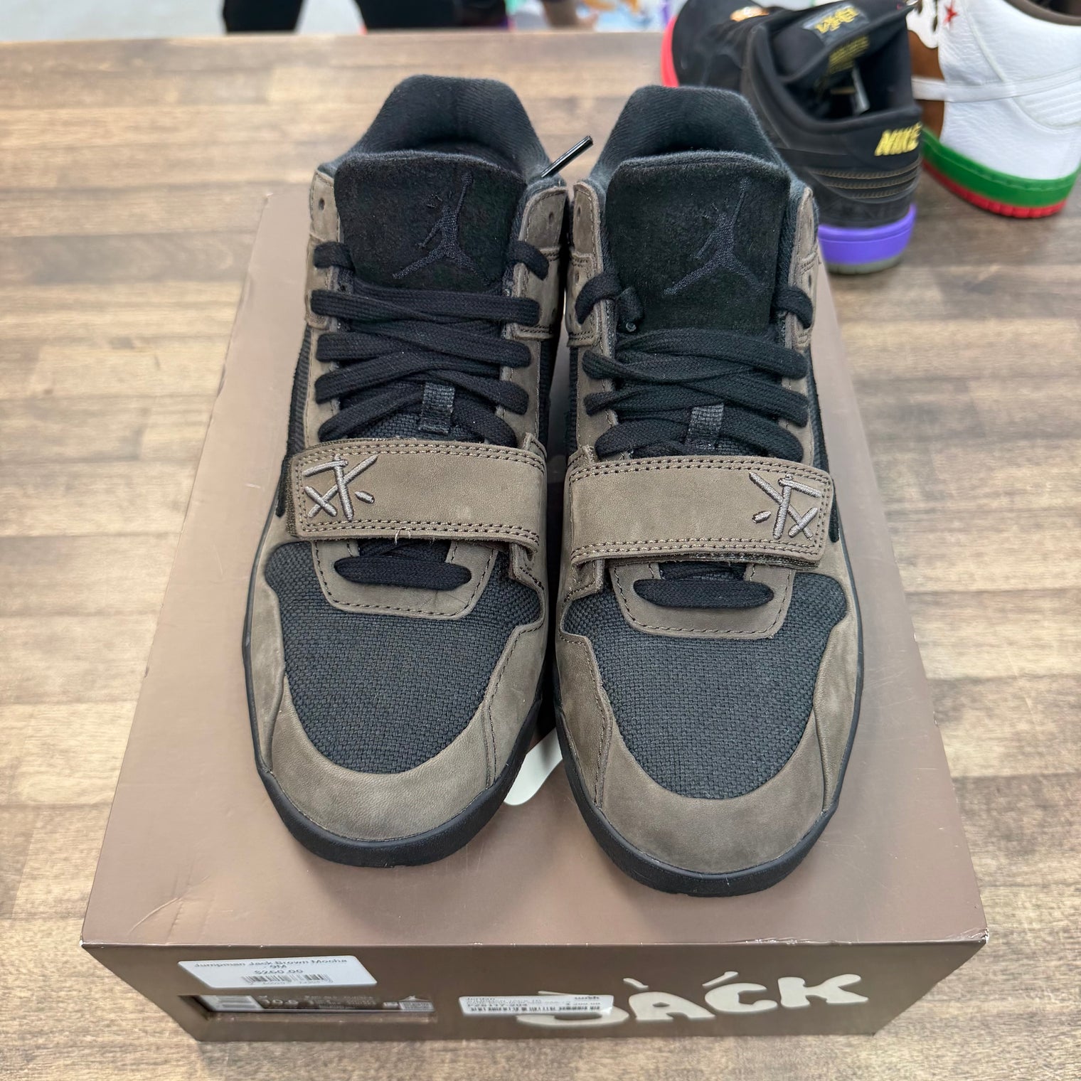 Travis Scott Dark Mocha Jordan Jumpman Jack TR (USED, Replacement Box)