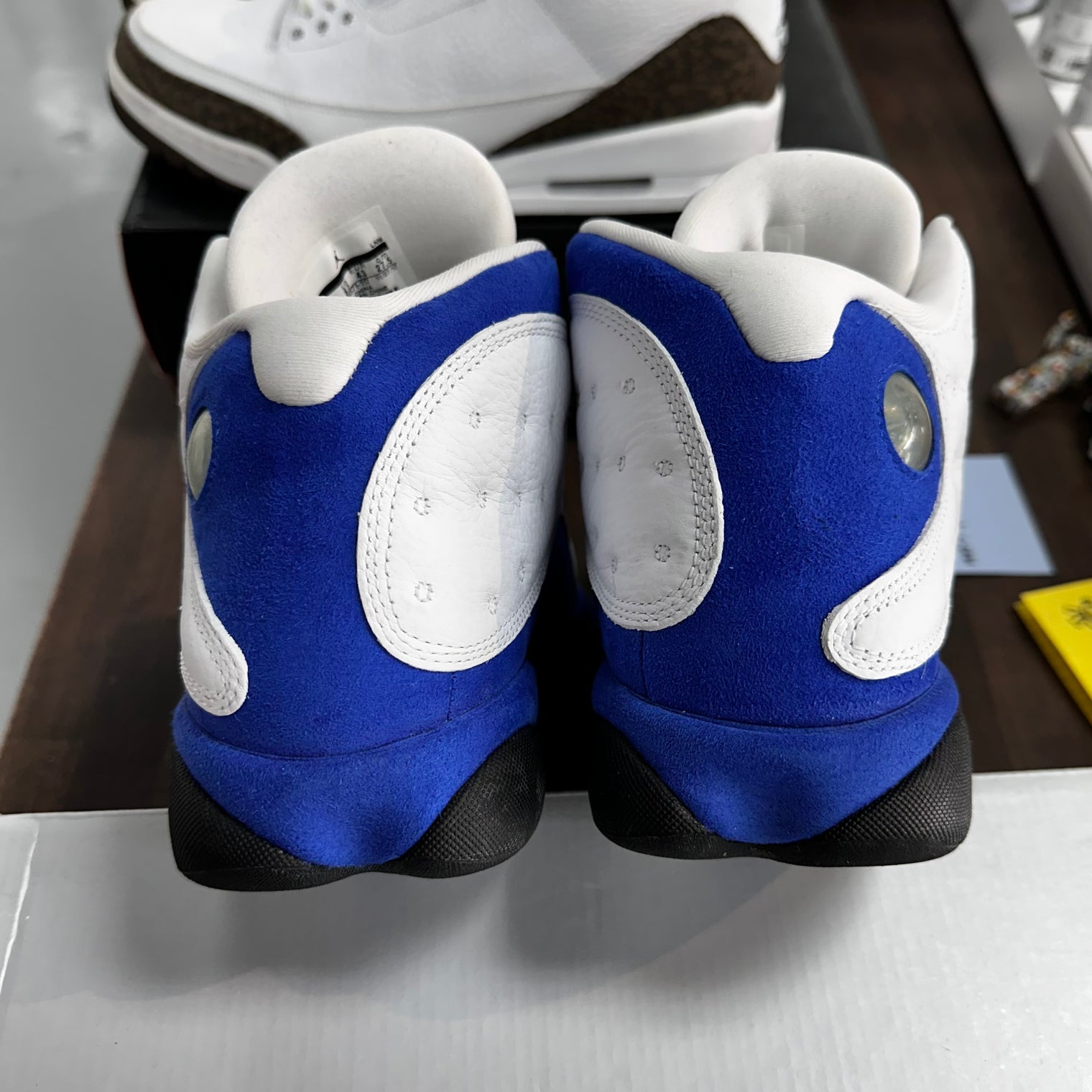 White Hyper Royal Black Jordan 13 (USED)