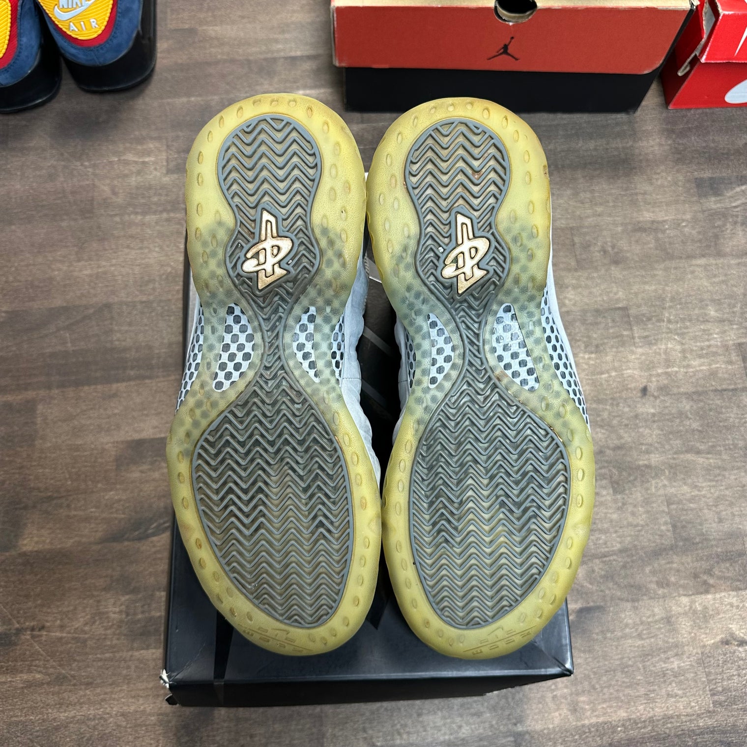 Wolf Grey Suede Nike Air Foamposite One (USED)