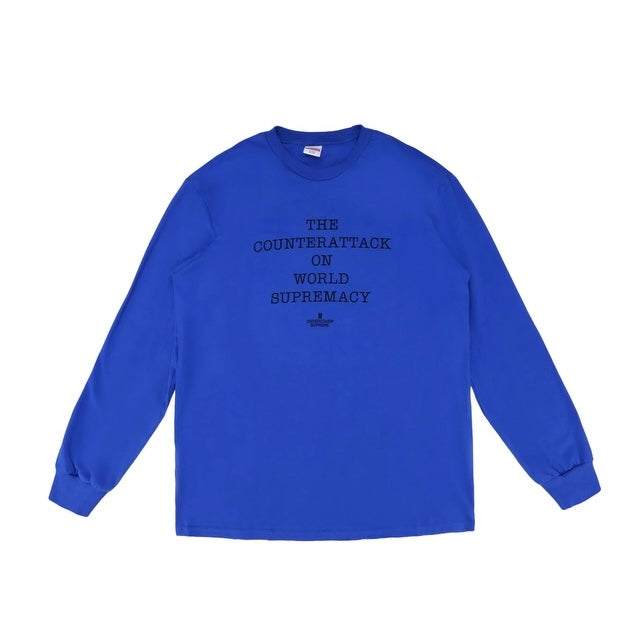 Supreme Pub Enemy Counter Attack Longsleeve Blue