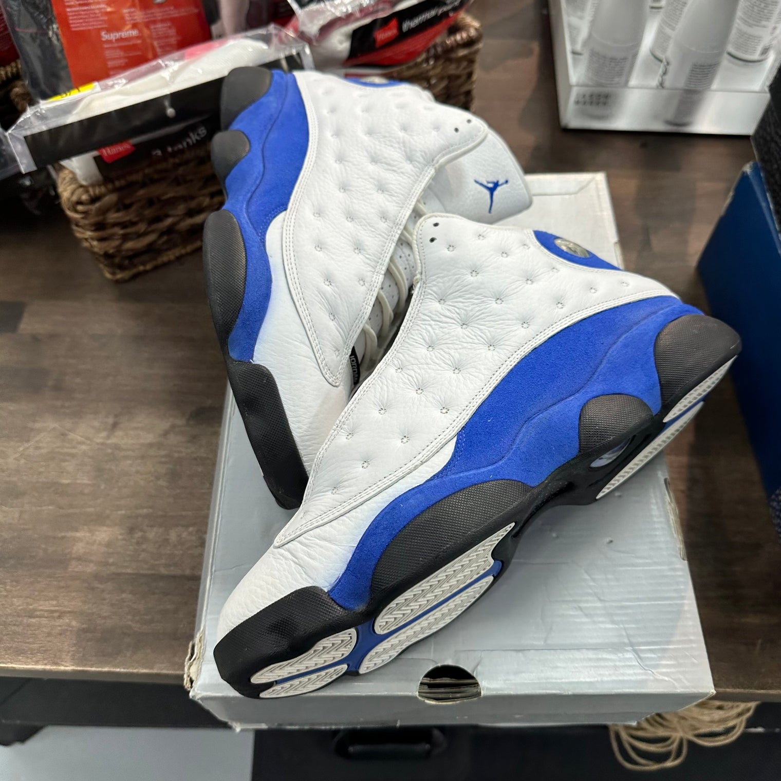 White Hyper Royal Black Jordan 13 Retro (USED)