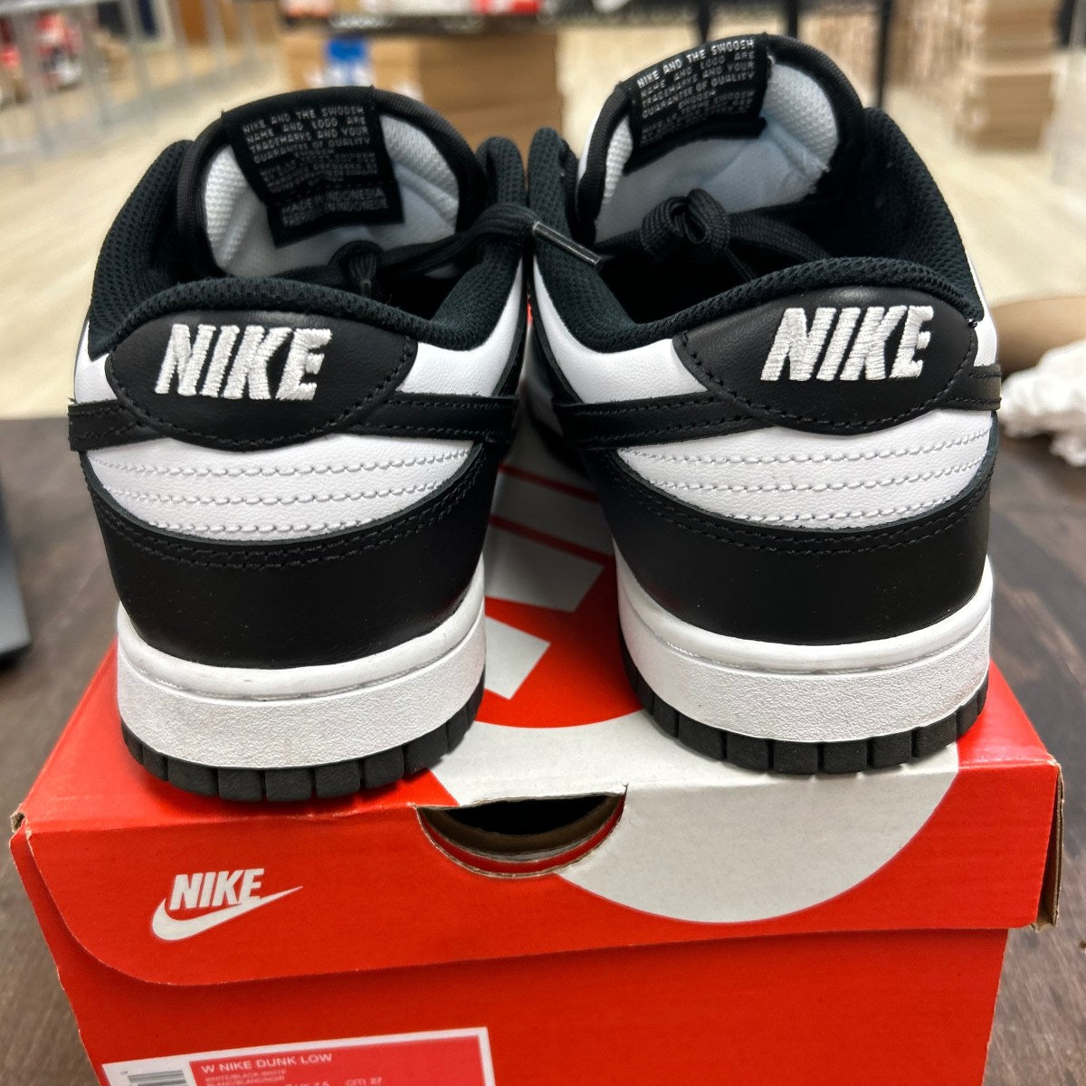 Nike Dunk Low Retro White Black Panda (Women's) - Image 4