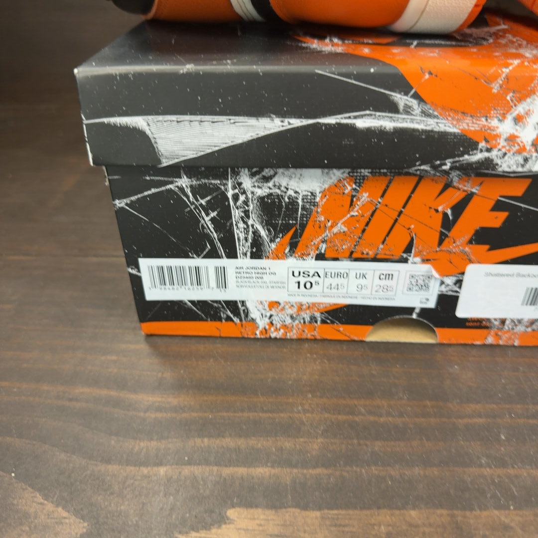 Jordan 1 Retro High OG Shattered Backboard (2025) Size 10.5 (Pre-Owned)