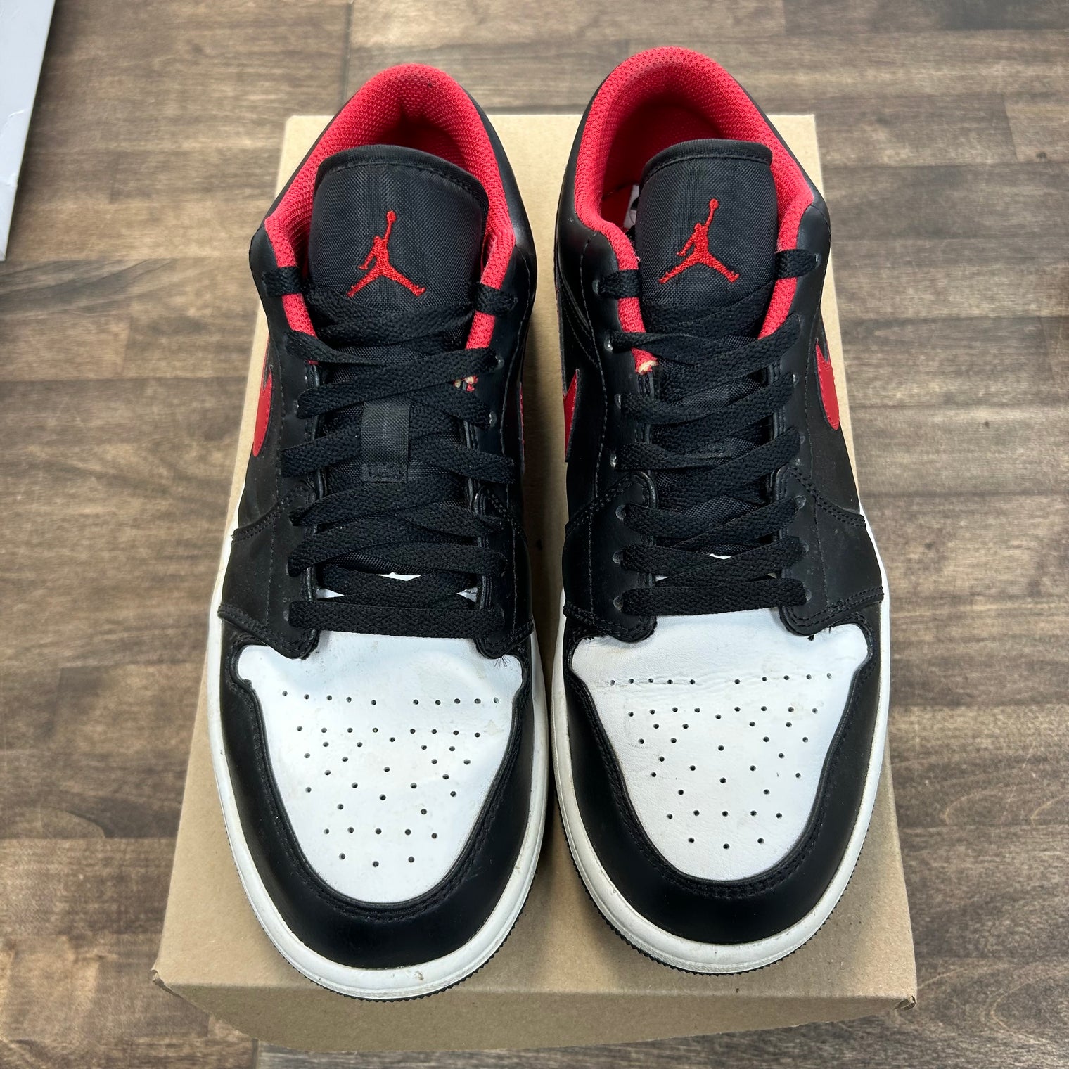 Bred Twist Jordan 1 Low (USED, No Box)