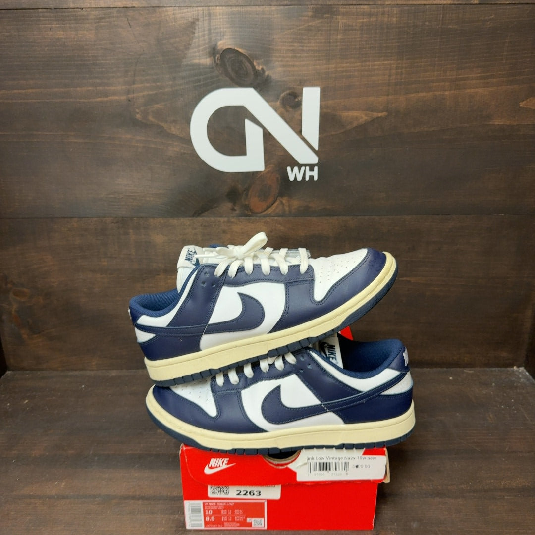 Nike Dunk Low Vintage Navy (Women's) - Image 1