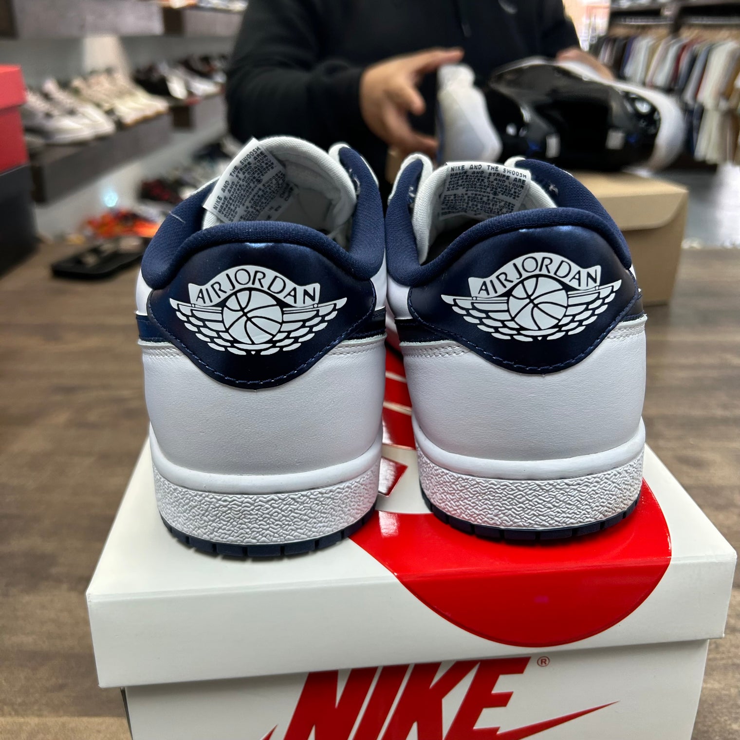 Metallic Blue Jordan 1 Retro Low '85 (USED)