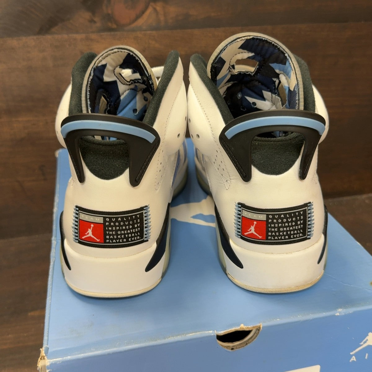 Jordan 6 Retro UNC White - Image 4
