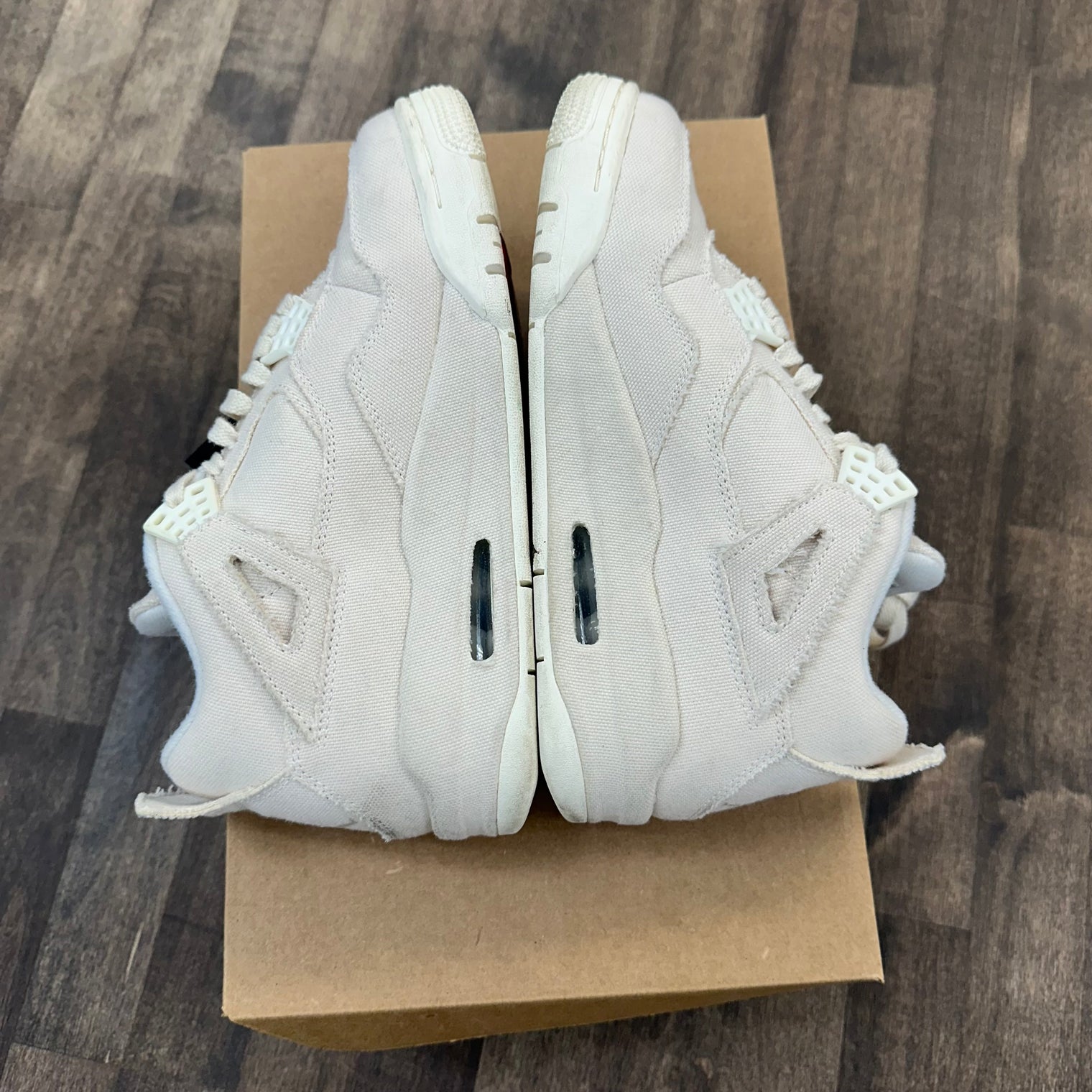 (W) Blank Canvas Jordan 4 (Used, No Box)