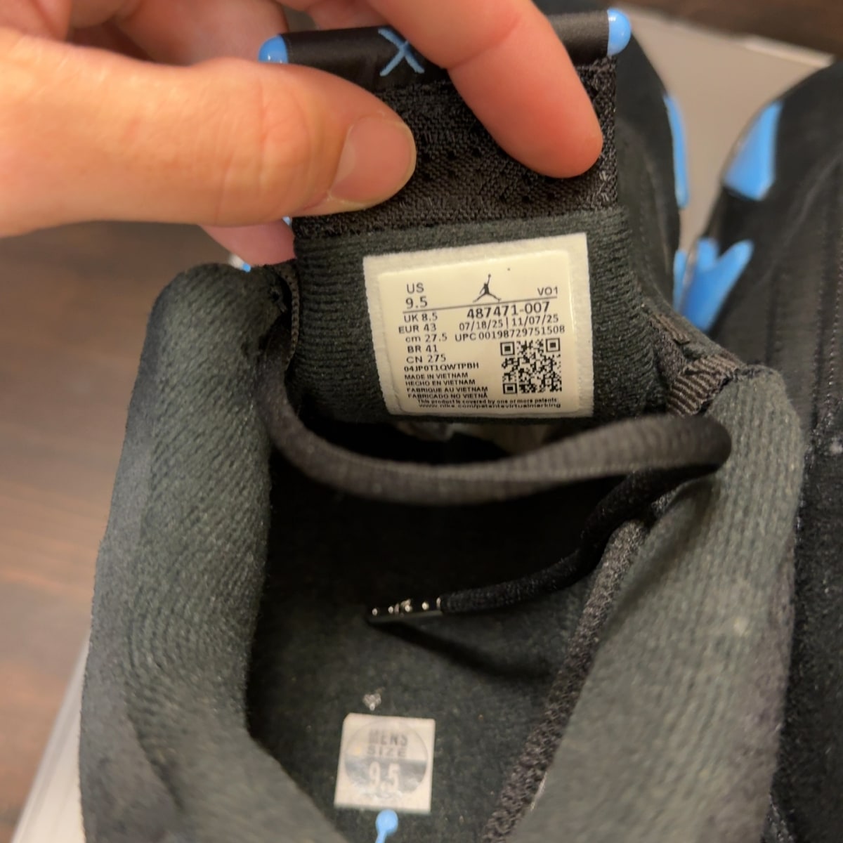 Jordan 14 Retro Black University Blue (2026) - Image 7