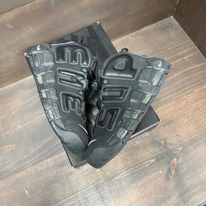 Nike Air More Uptempo Supreme Suptempo Black Size 8.5 (Pre-Owned) - tag