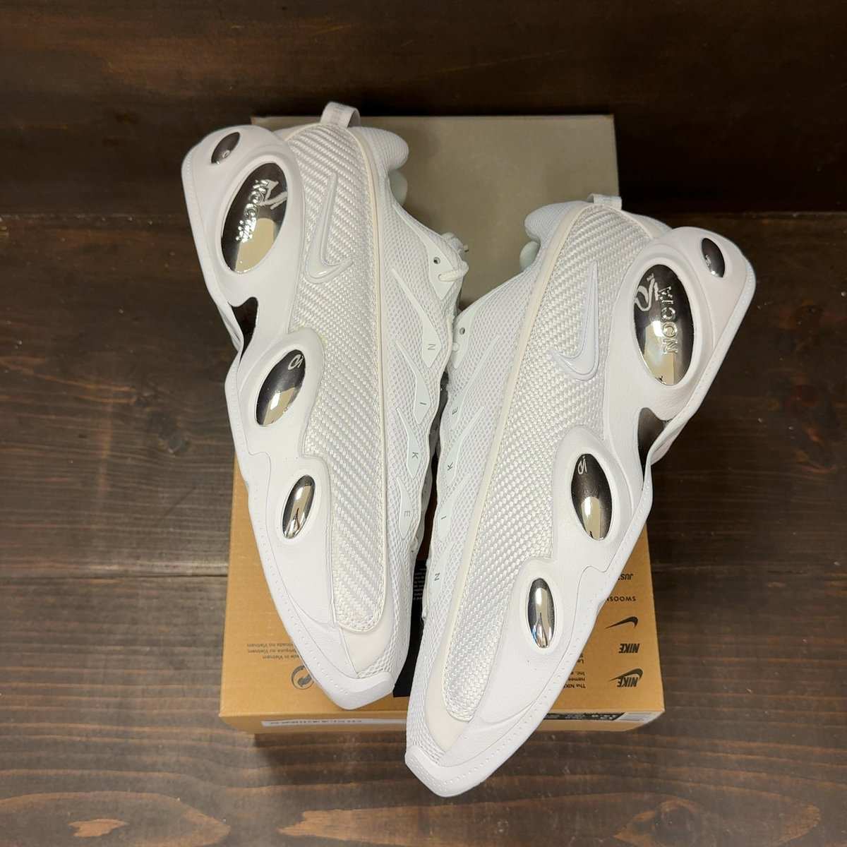 Nike NOCTA Glide Drake White Chrome Size 13 - back
