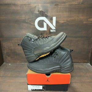 Jordan 12 Retro Winter Black Size 8.5 (Pre-Owned) - Image 1