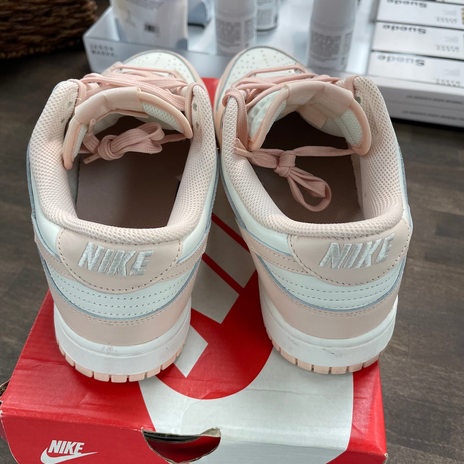(W) Orange Pearl Nike Dunk Low (USED)