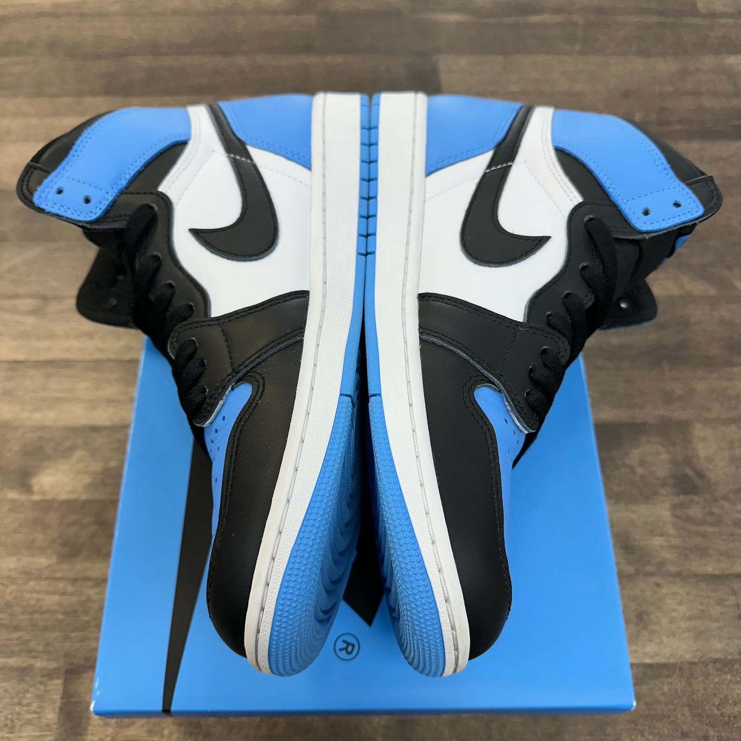 UNC Toe Jordan 1 High (USED)