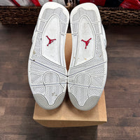 White Oreo Jordan 4 (USED,NO BOX)