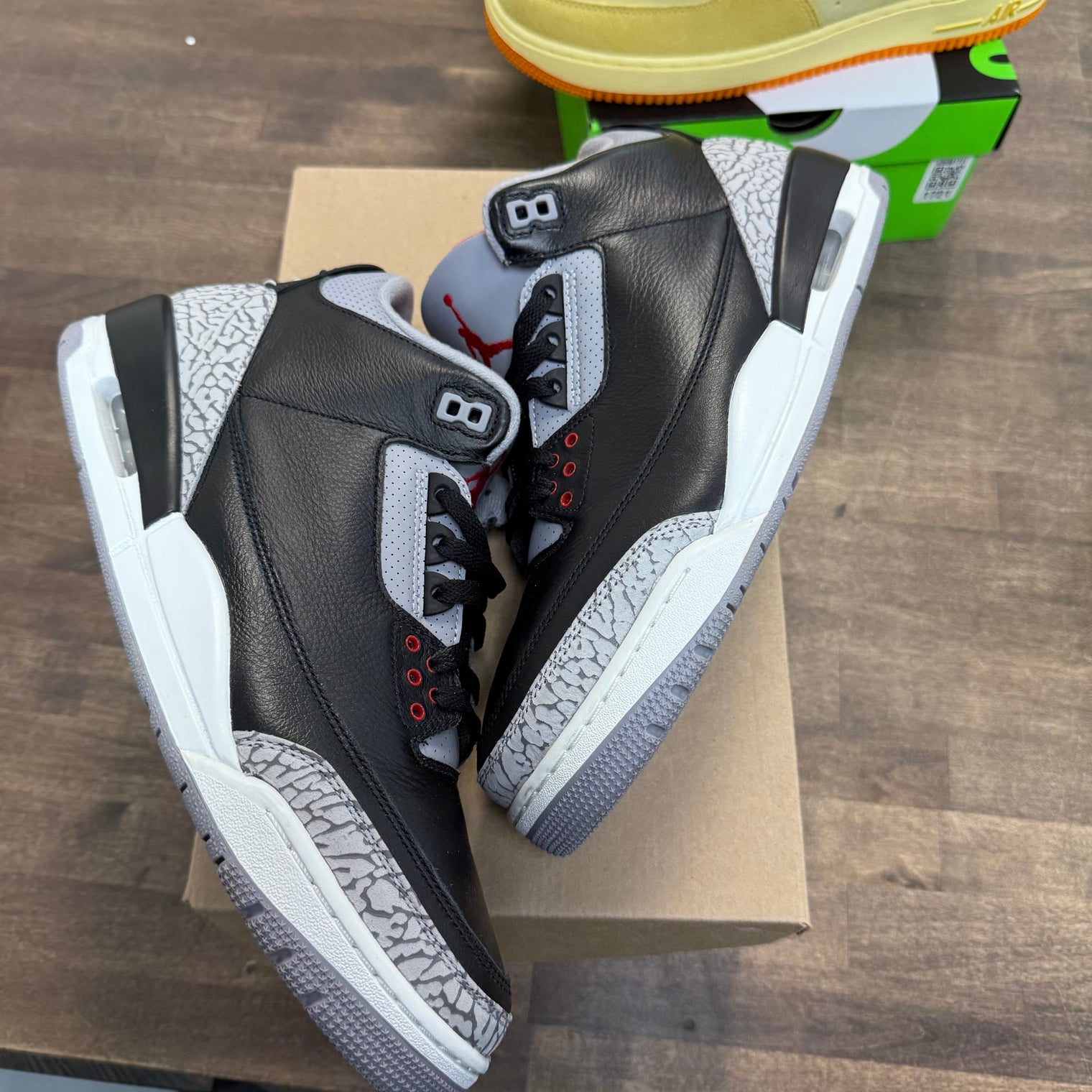 Black Cement Jordan 3 Retro (2024) (USED, No Box)