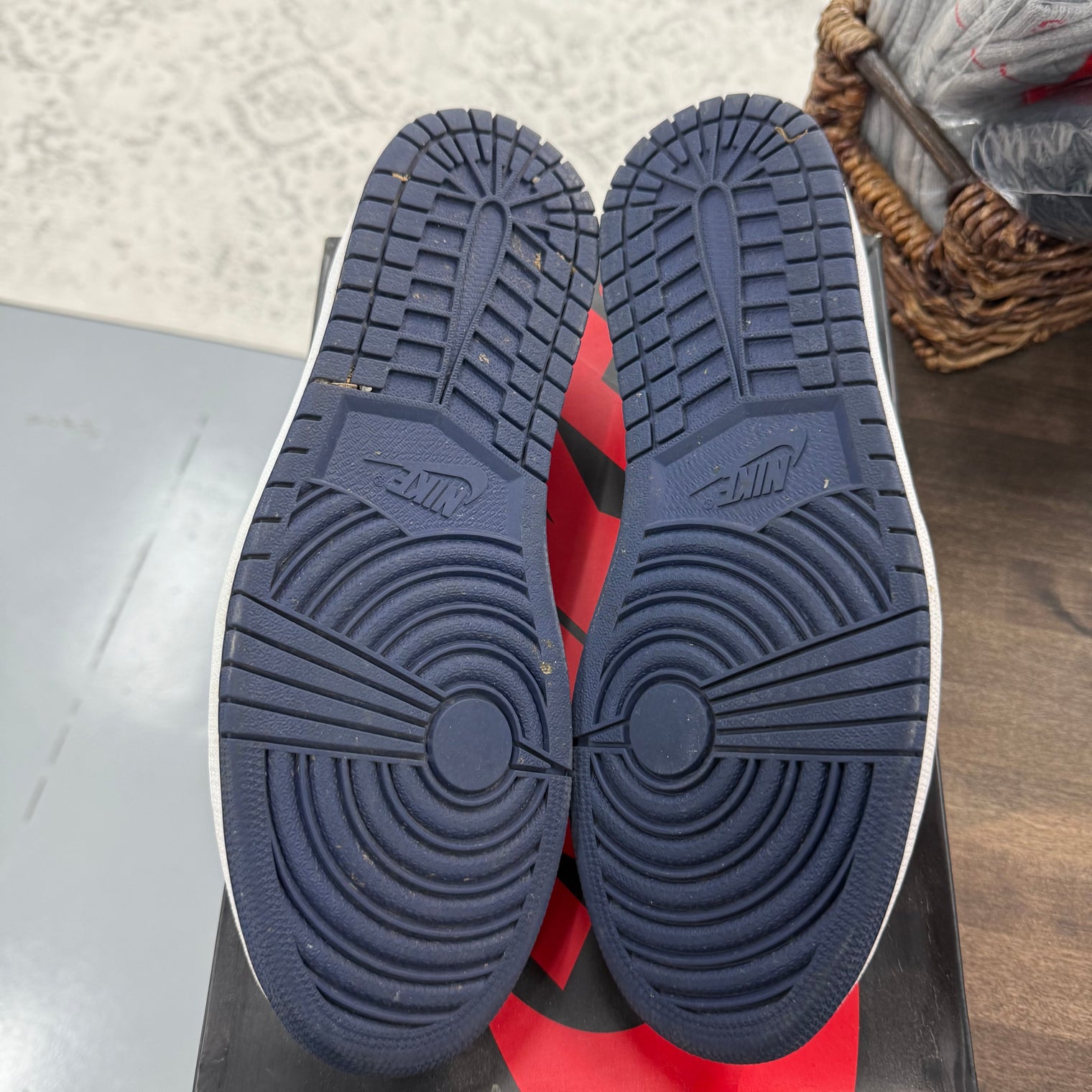 Metallic Blue Jordan 1 Low OG (USED)