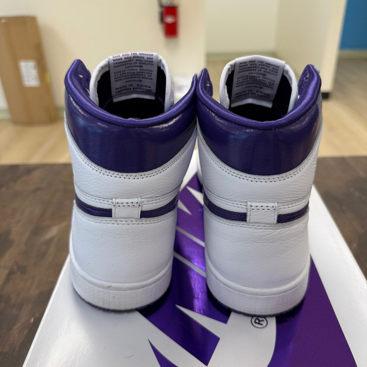 Jordan 1 Retro High Court Purple (Women's) - Image 3