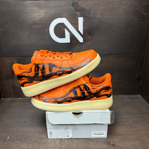 Nike Air Force 1 Low Orange Skeleton Halloween (2020) - Image 1