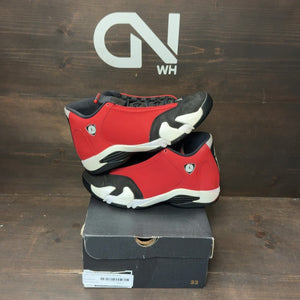 Jordan 14 Retro Gym Red Toro Size 8 (Pre-Owned) - front