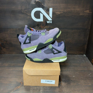 Jordan 4 Retro Canyon Purple (Women's) Size 11W (Pre-Owned) - Image 1