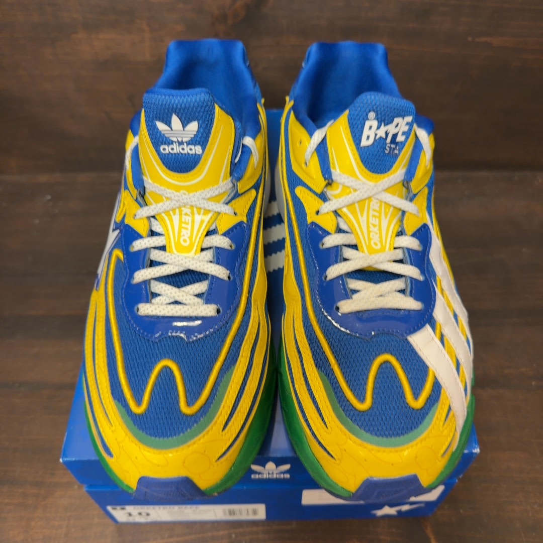 adidas Orketro Bape Yellow Blue Green - Image 3