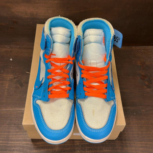 Jordan 1 Retro High Off-White University Blue Size 11 (Pre-Owned) - tag