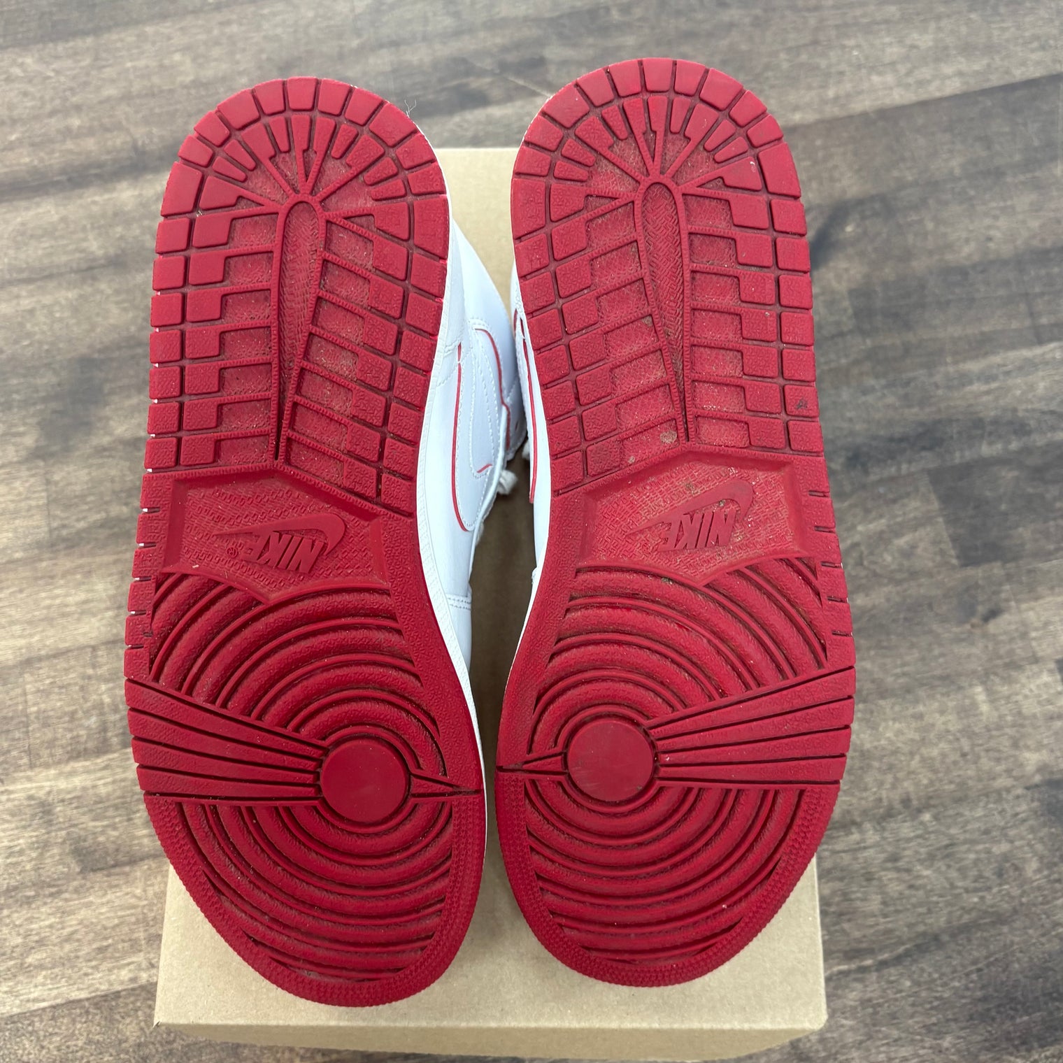White Gym Red Jordan 1 Mid 2016 (USED, No Box)