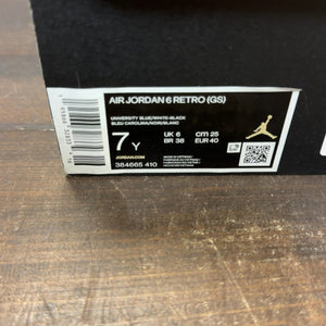 Jordan 6 Retro UNC White (GS) - Image 8