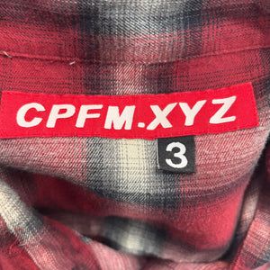 Cactus Plant Flea Market Double Vision Check Shirt Red Size L (Pre-Owned) - Image 3