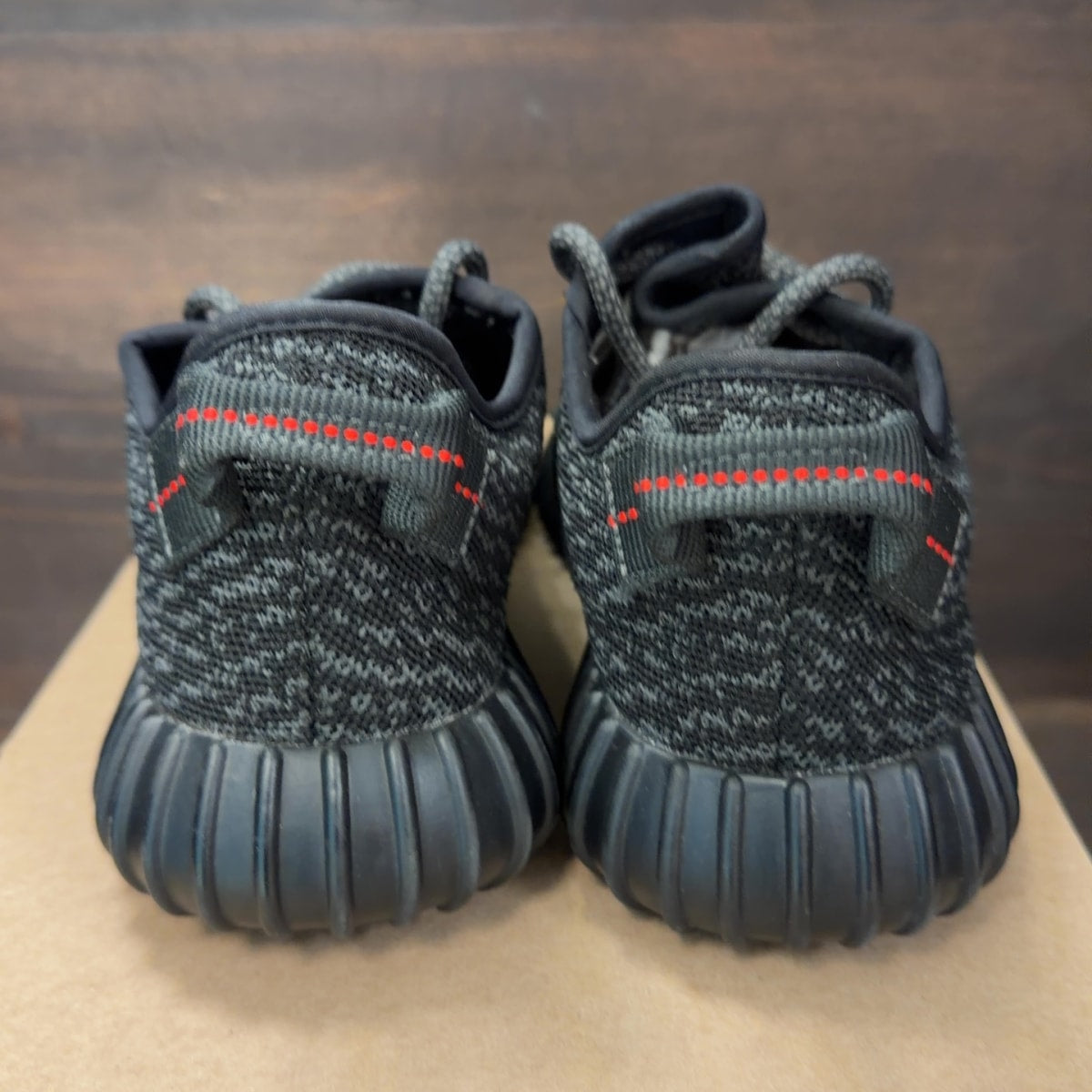 adidas Yeezy Boost 350 Pirate Black (2016) Size 8 (Pre-Owned) - Image 4