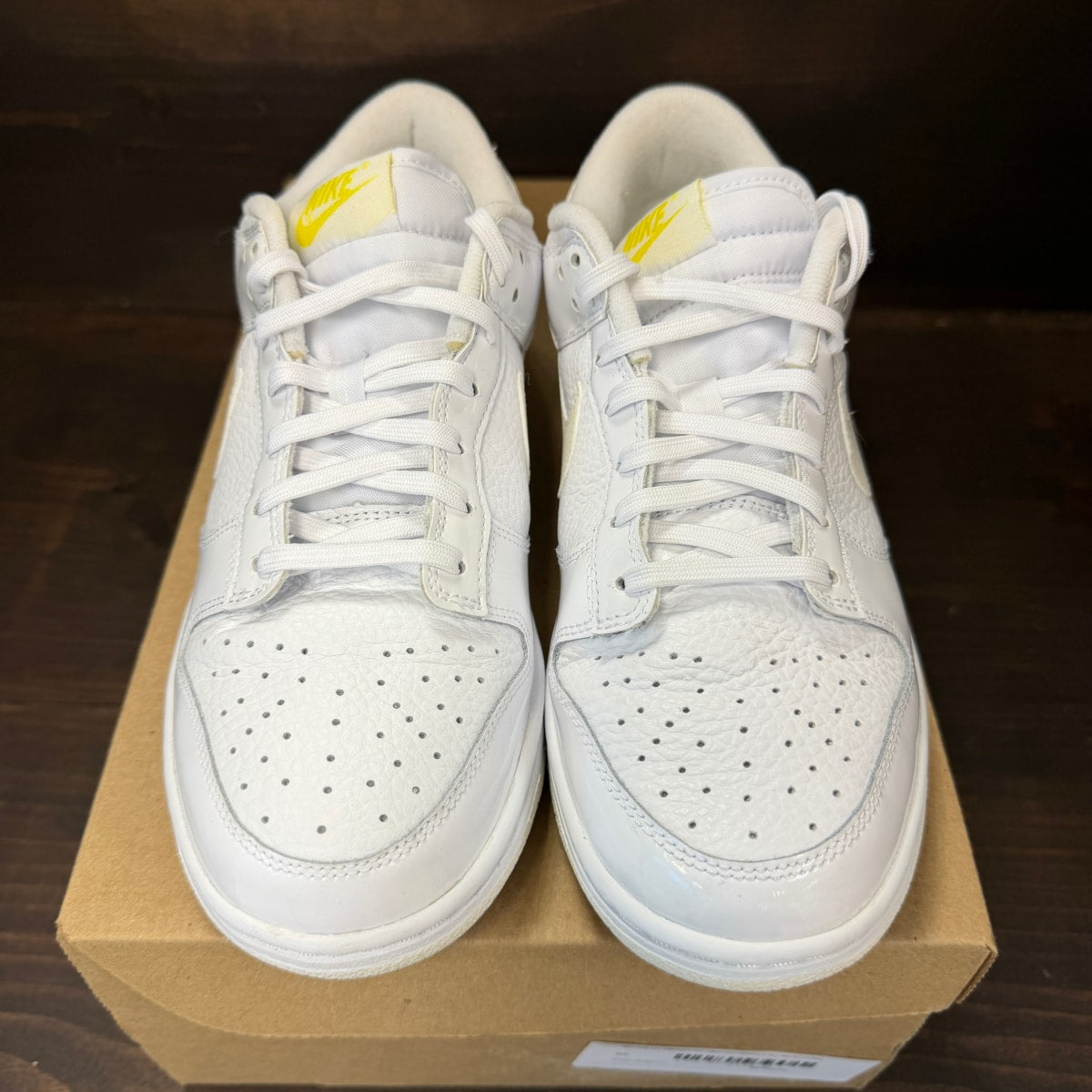 Nike Dunk Low Valentine's Day Yellow Heart (Women's) Size 9W (Pre-Owned) - Image 3