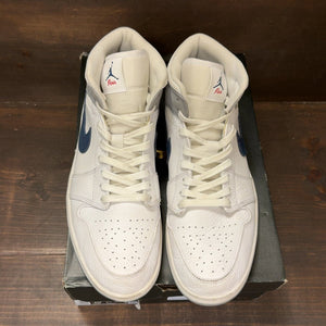 Jordan 1 Mid Paris White Size 12 (Pre-Owned) - tag